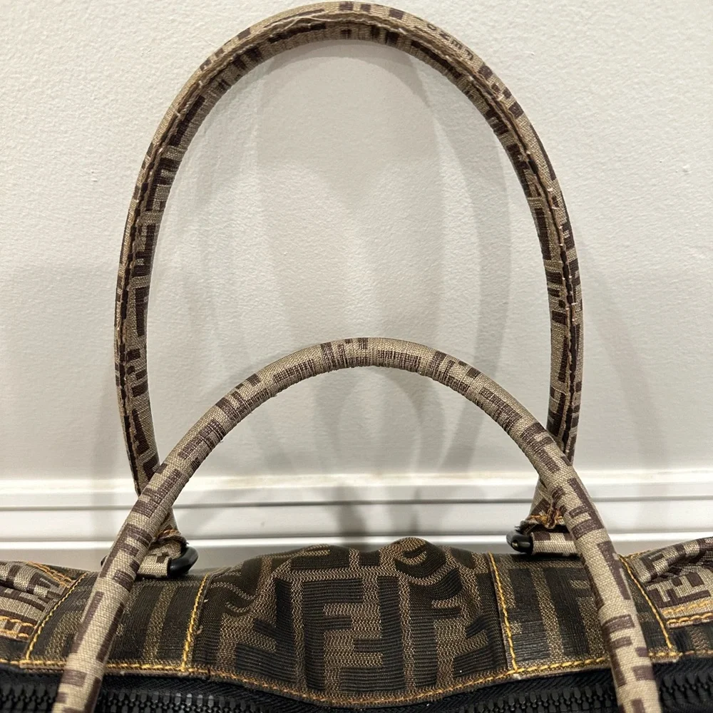 Fendi Black and Brown Satchel - Picture 3 of 16
